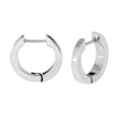 Silver Huggie Earrings