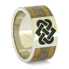 Antler and Wood Celtic Ring