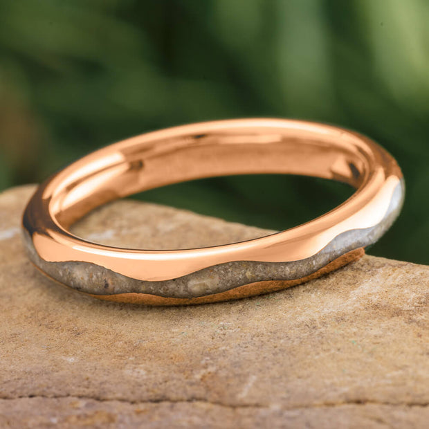 Rose Gold Memorial Ring