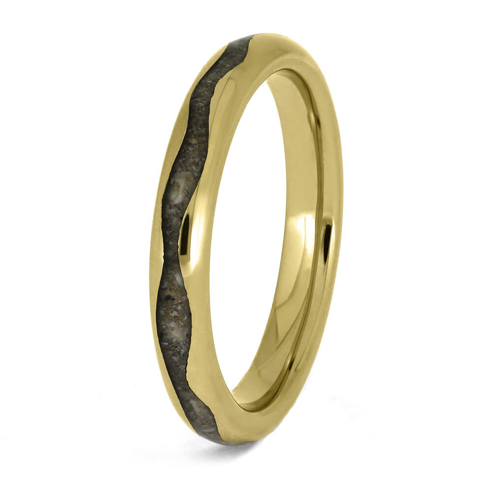 Handmade Memorial Ring in Gold