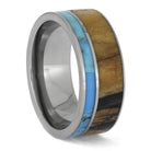 Turquoise and Petrified Wood Ring