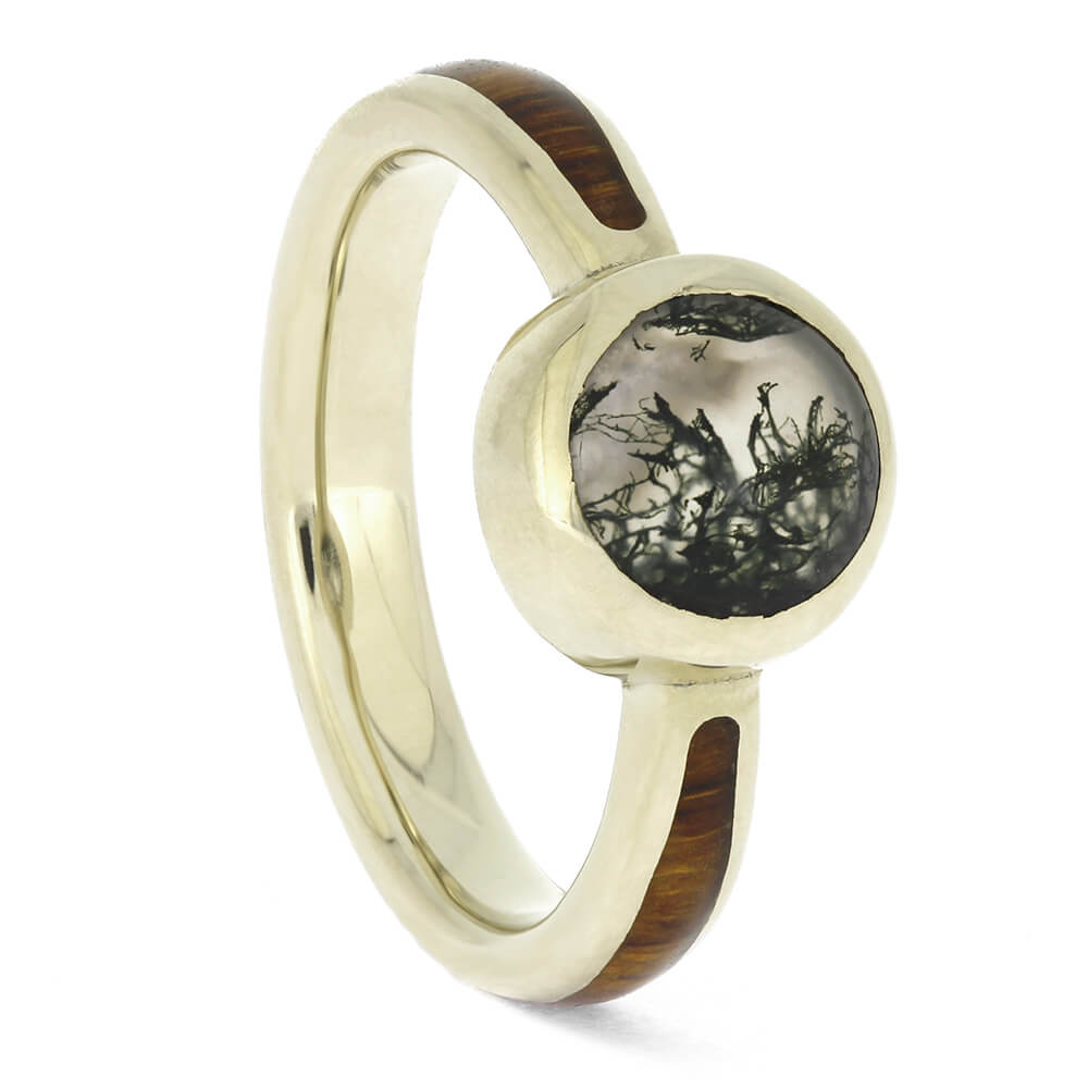 Moss Agate Solitaire