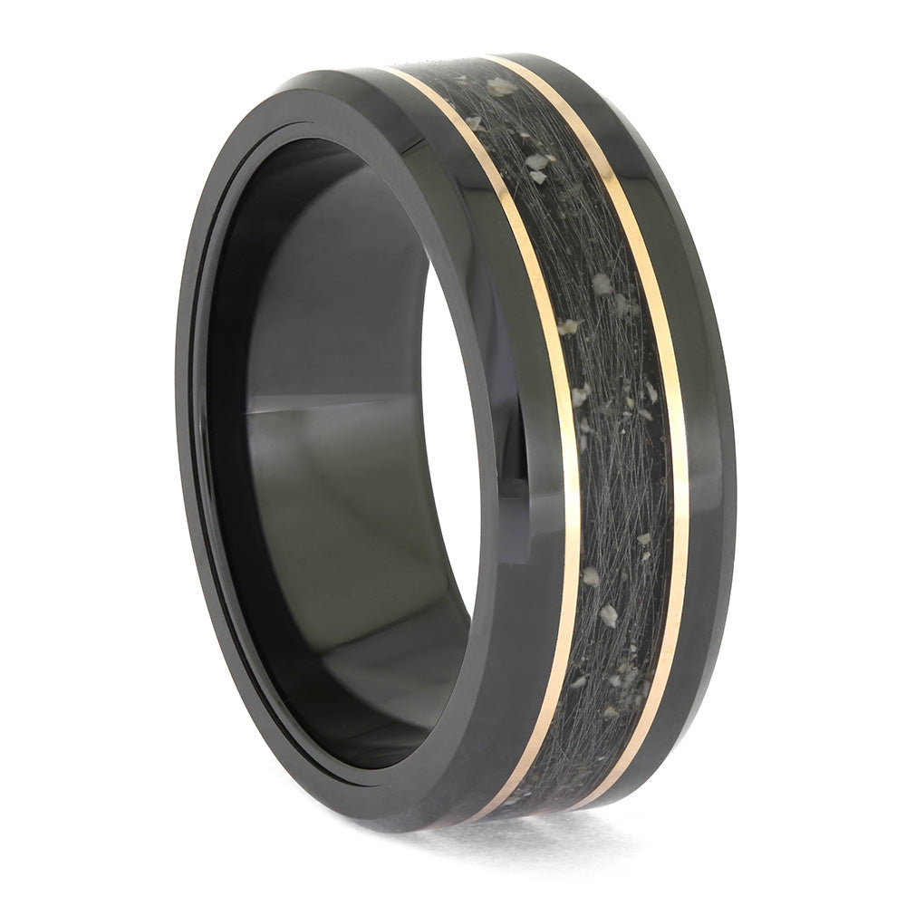 Custom Memorial Ring with Ashes