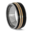 Guitar String and Vinyl Record Wedding Band