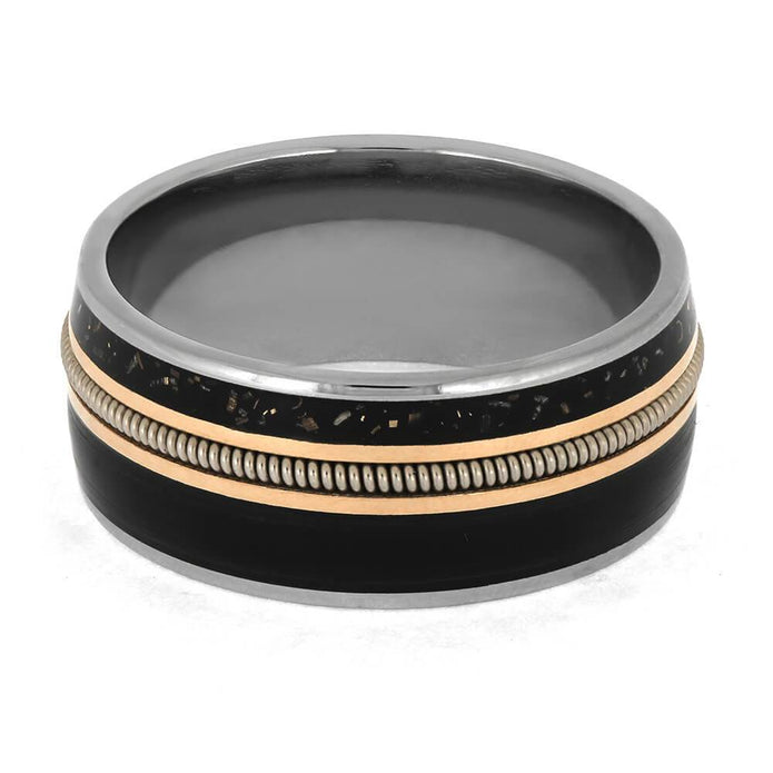 Men's Guitar String Wedding Band