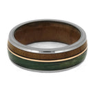 Jade and Wood Ring