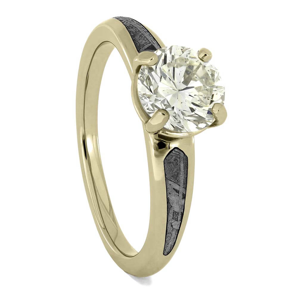 Meteorite Engagement Ring