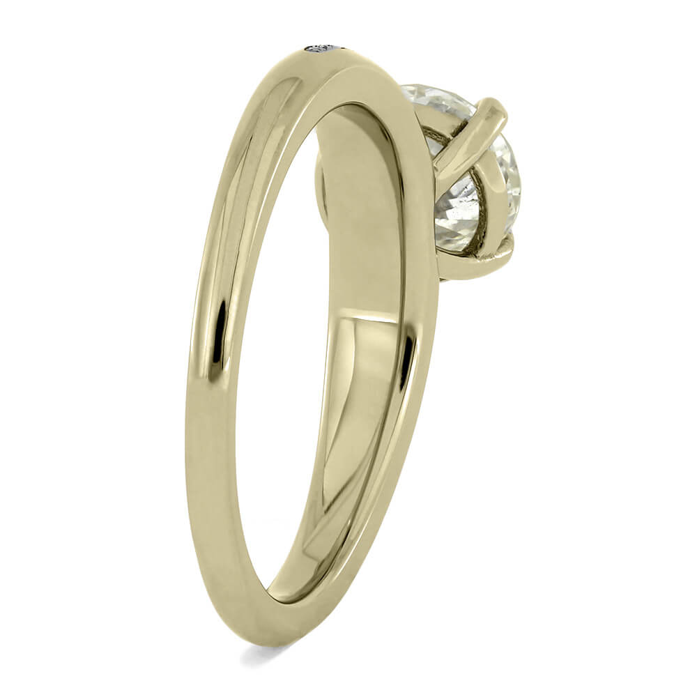 Unique Meteorite Engagement Ring