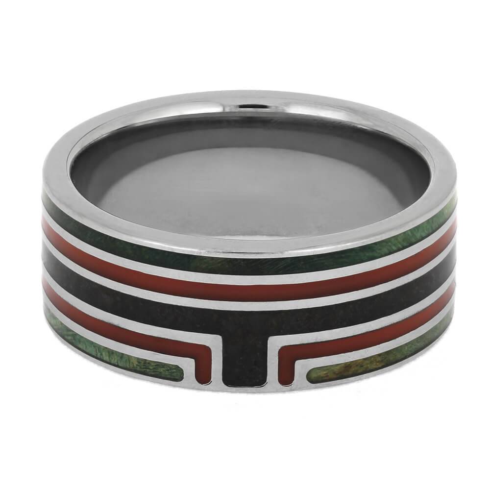 Sci Fi Ring with Dinosaur Bone 