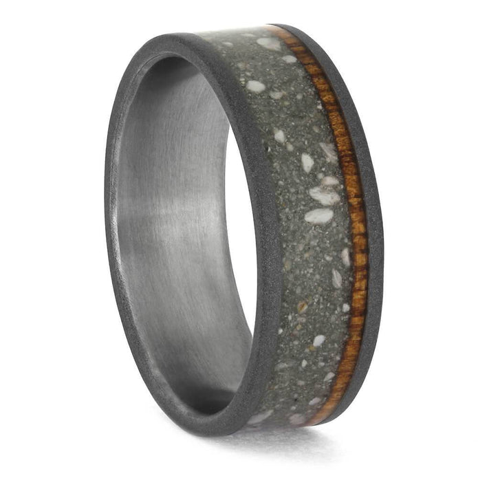 Handmade Memorial Ring in Titanium