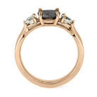 Custom Meteorite Engagement Ring