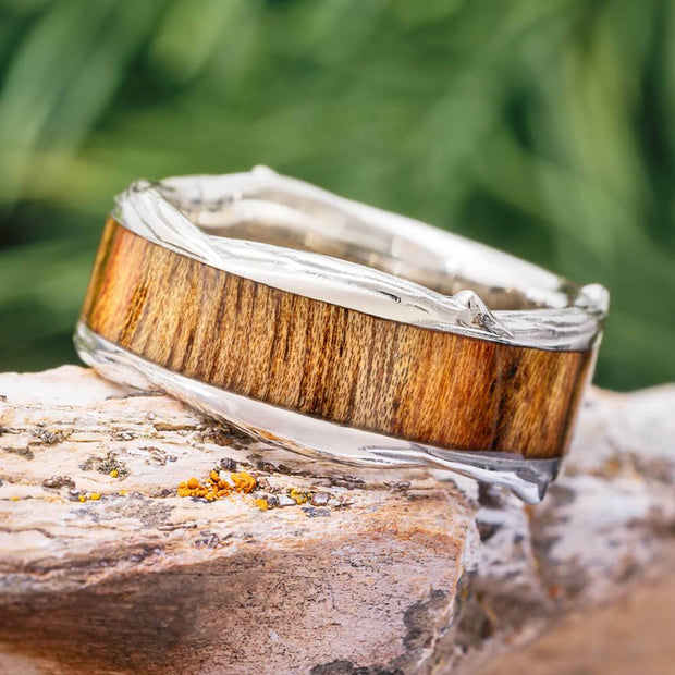 Platinum Nature Ring for Men