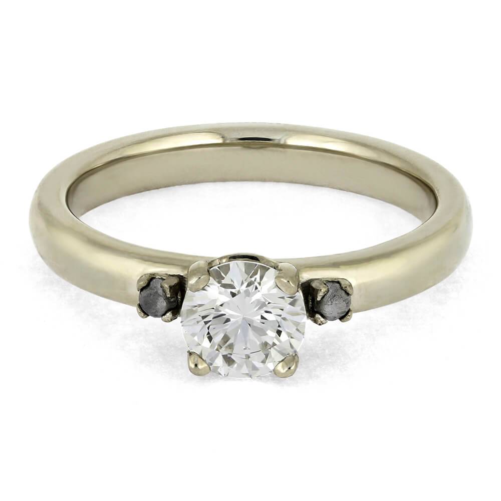 Meteorite Engagement Ring