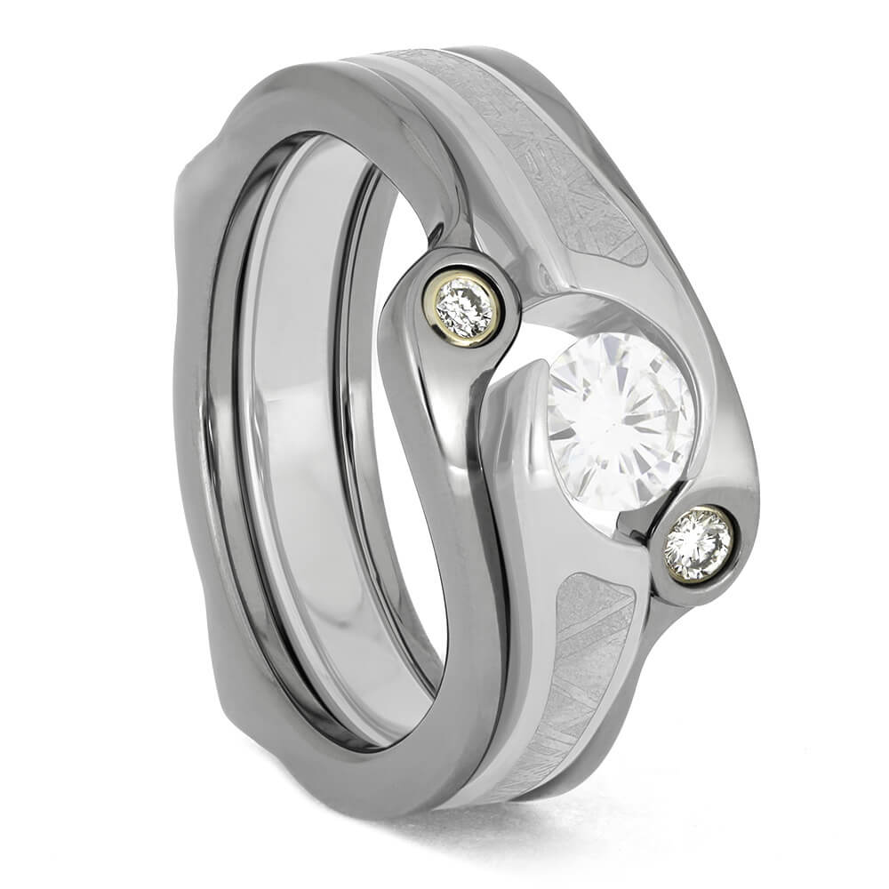 Ring Guard with Engagement Ring