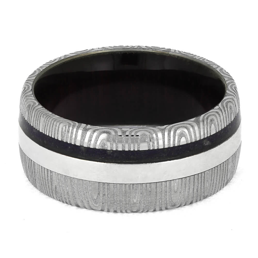 Purple and Platinum Wedding Band