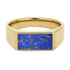 Blue Signet Ring with Lapis Lazuli
