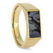 Mokume Gane Signet Ring for Men