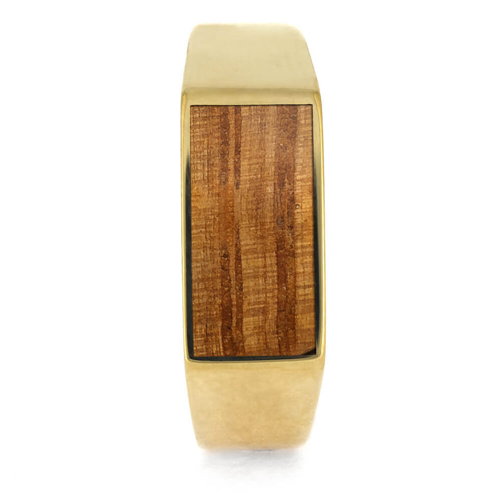 Signet Ring with Whiskey Barrel Oak