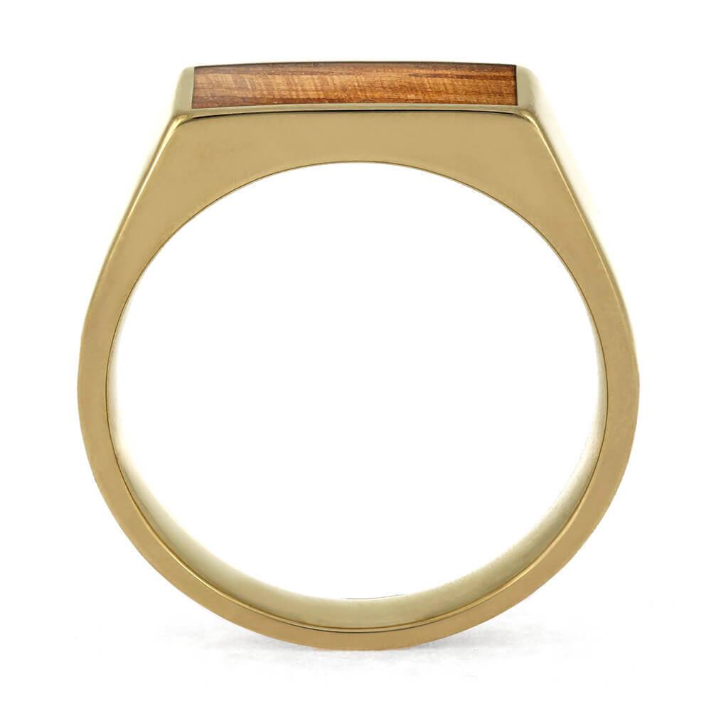 Custom Men's Gold Signet Ring
