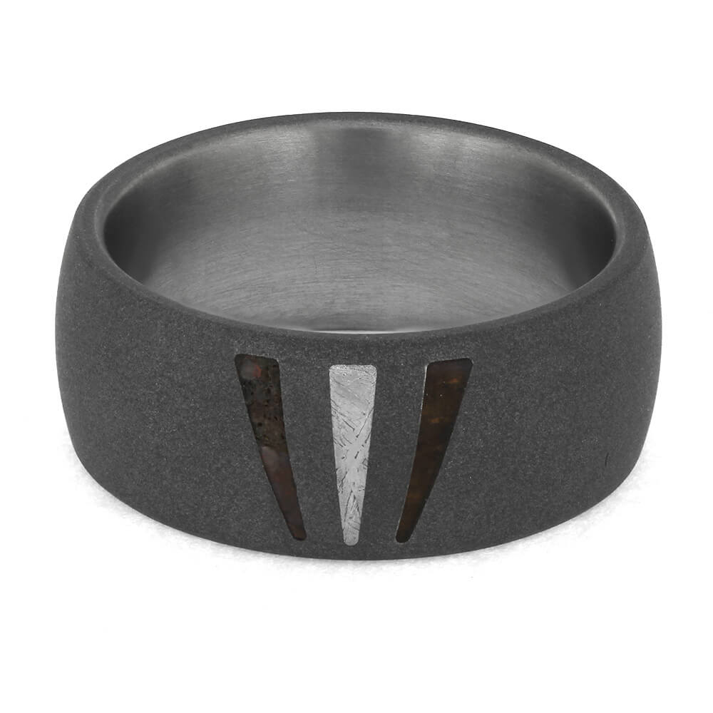 Sandblasted Wedding Band for Men
