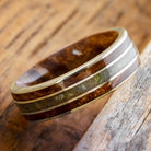 Maple Wood and Jade Wedding Band