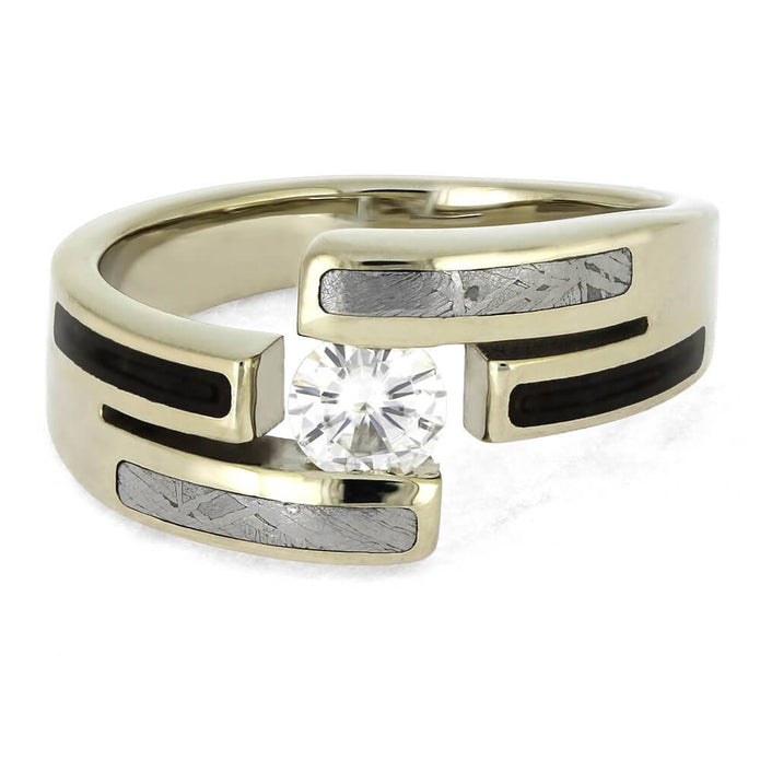 Faux Tension Engagement Ring