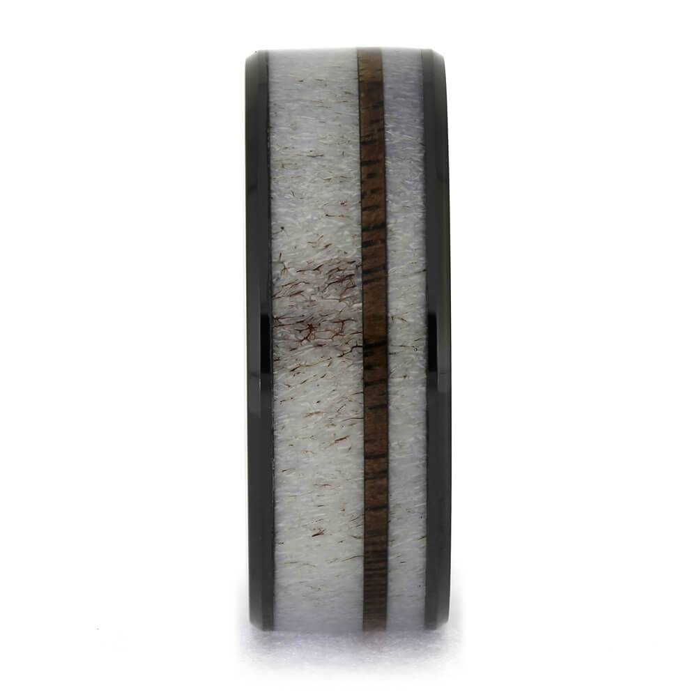 Men's Antler Wedding Ring