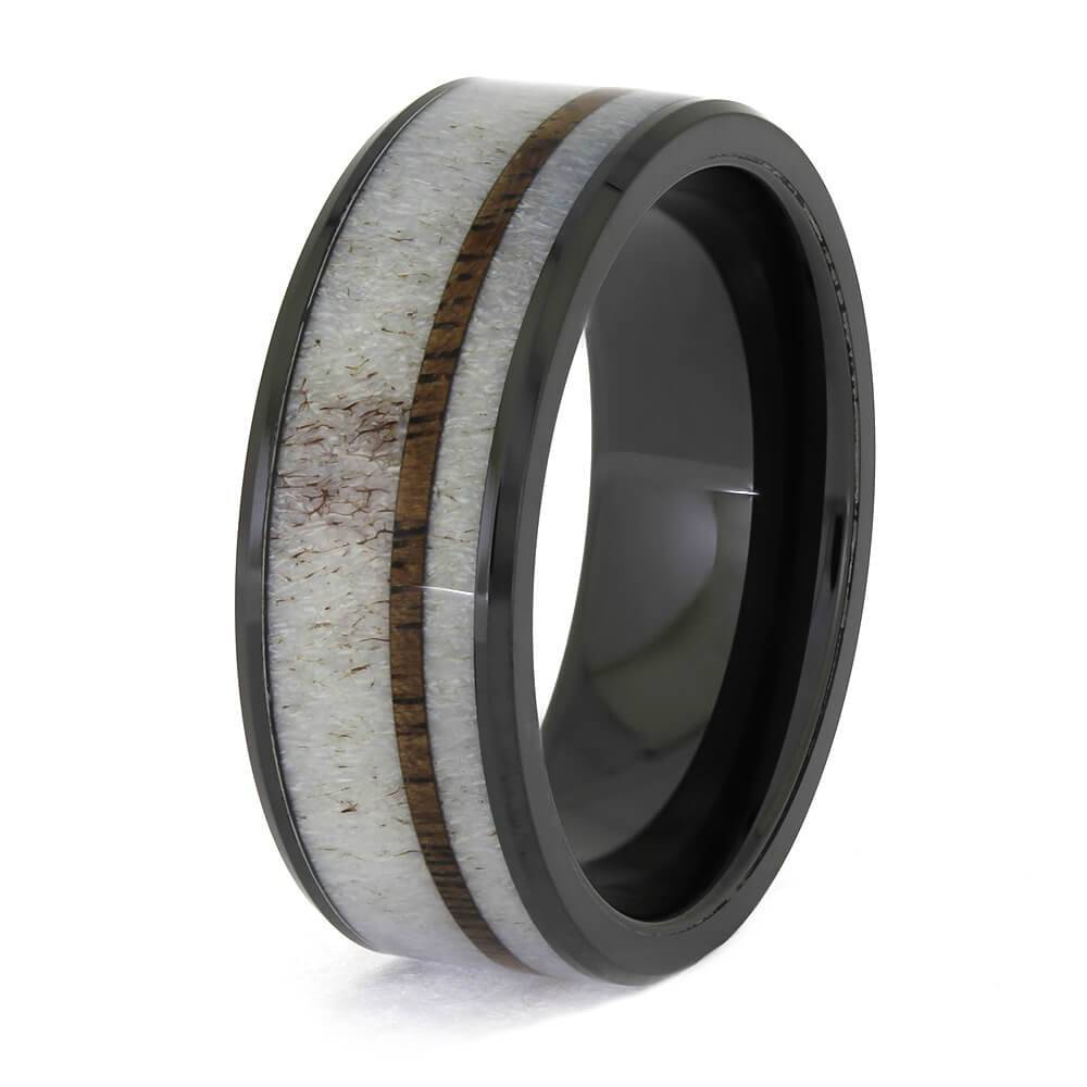 Masculine Antler Ring