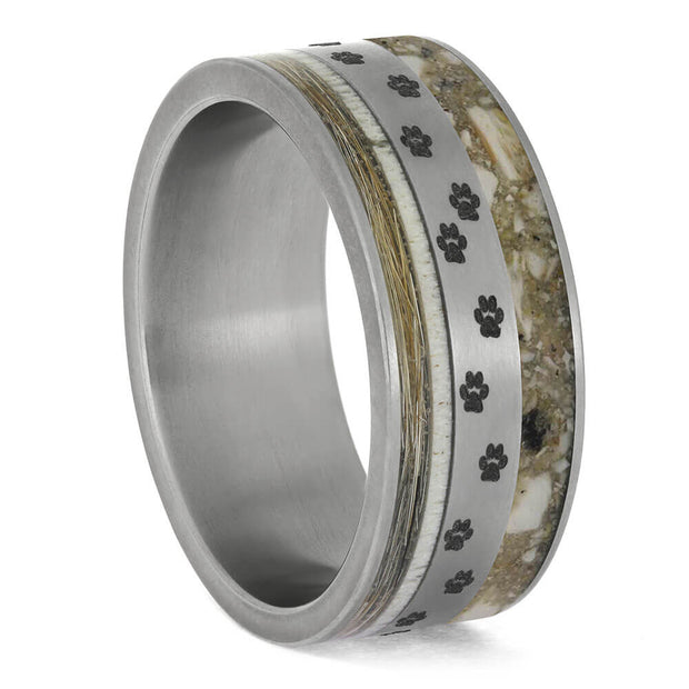 Paw Print Memorial Ring