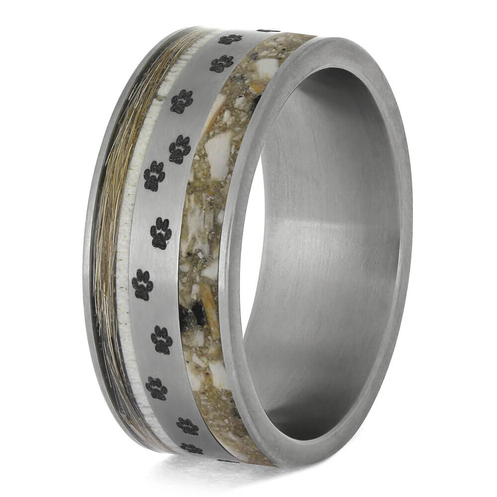 Antler and Fur Memorial Ring