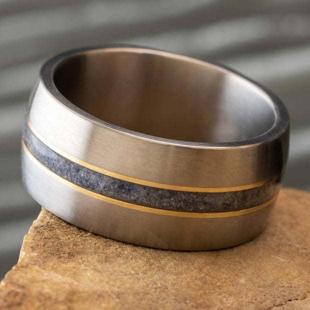 Sapphire Wedding Band for Men