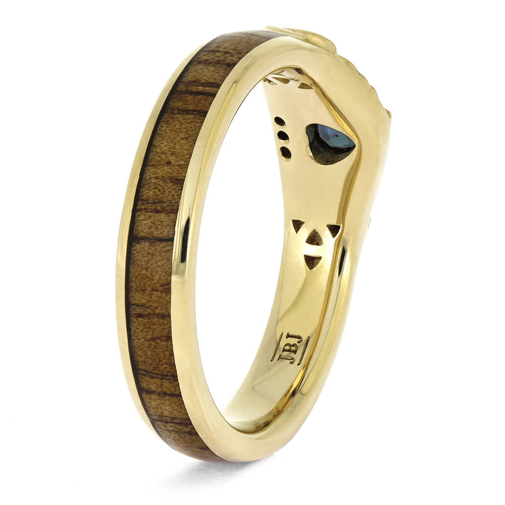 Handmade Gold Engagement Ring 