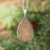 Memorial Necklace with Teardrop Shape