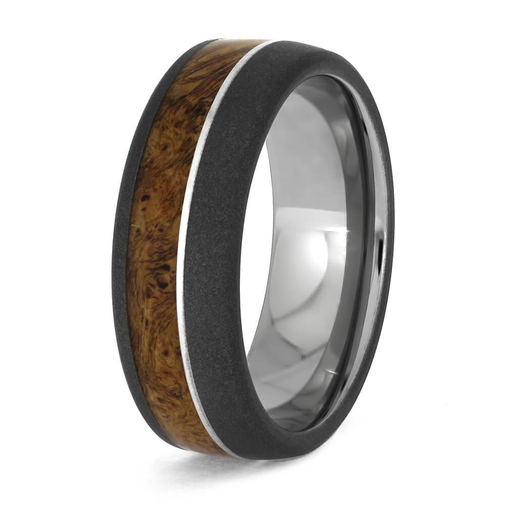 Handmade Titanium Wedding Band for Men