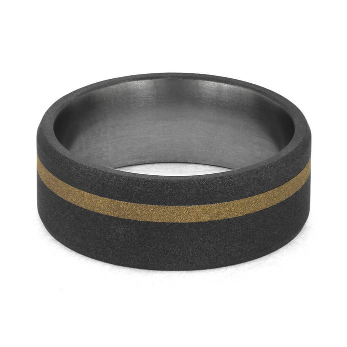 Wedding Band for Men in Titanium