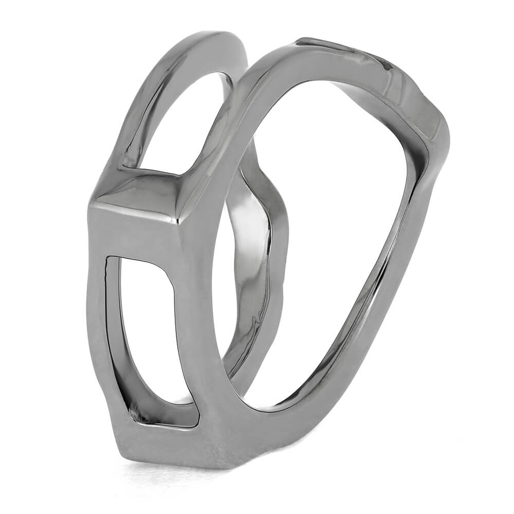 Bespoke Ring Guard in Titanium