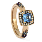 Rose Gold Halo Engagement Ring