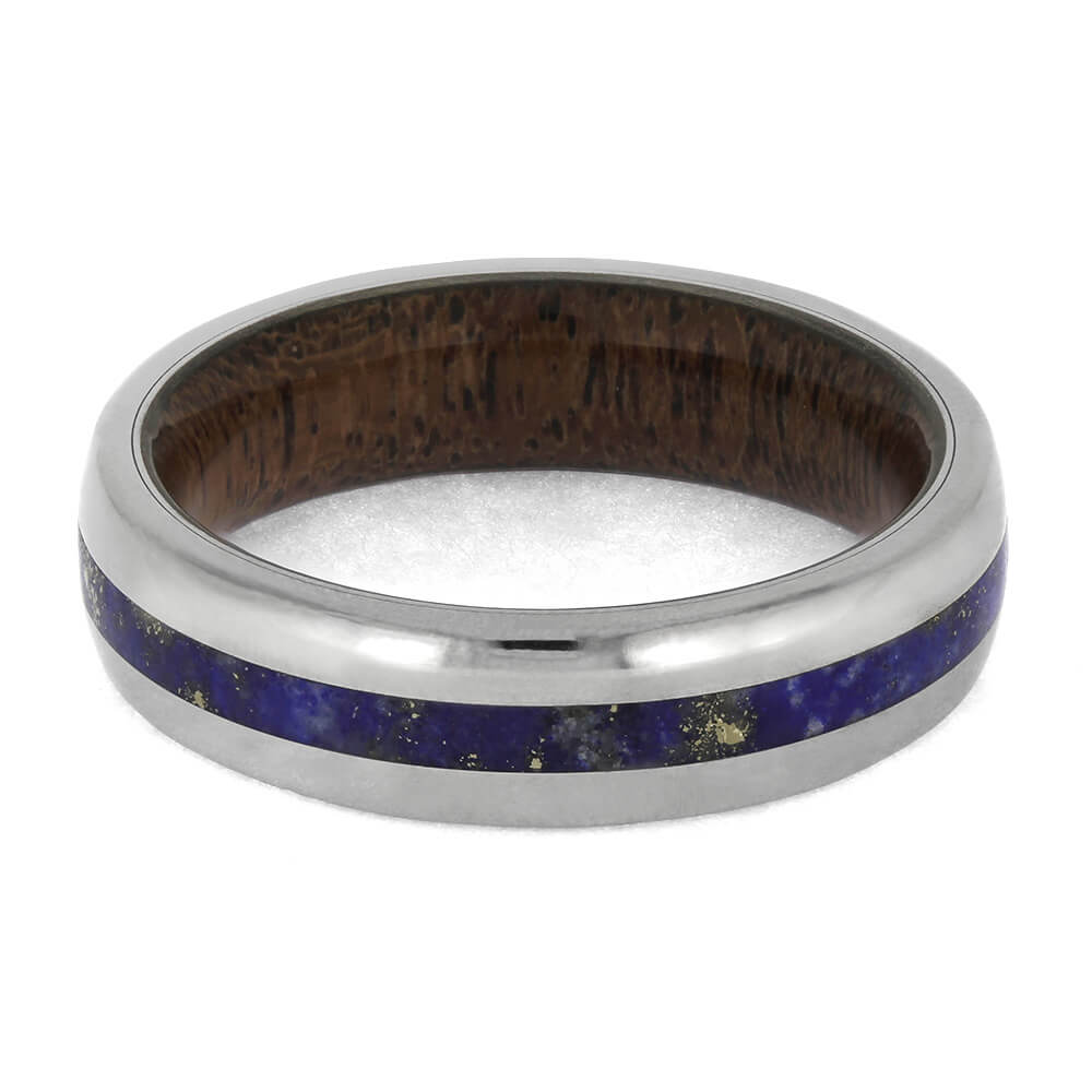 Wedding Ring with Wood Sleeve