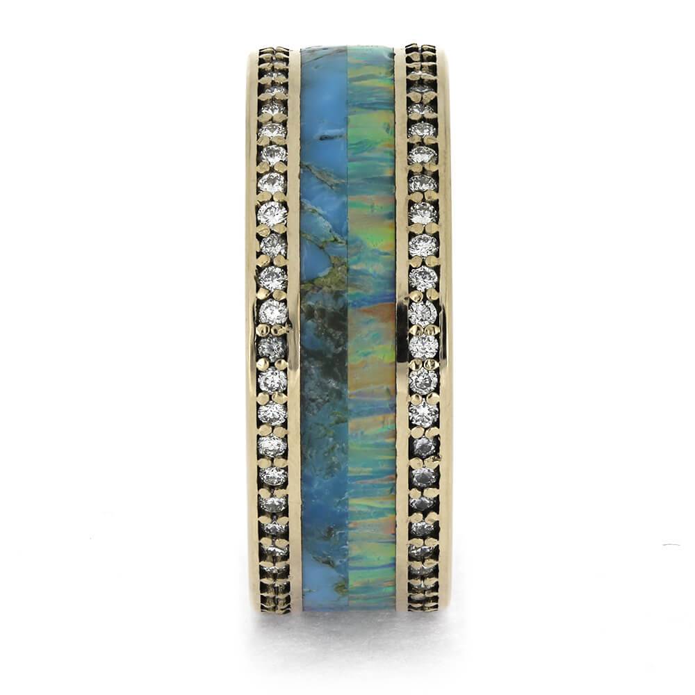 Opal and Turquoise Ring