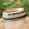 Masculine Ring for Musicians with Guitar String