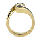 Handmade Diamond Engagement Ring in Yellow Gold