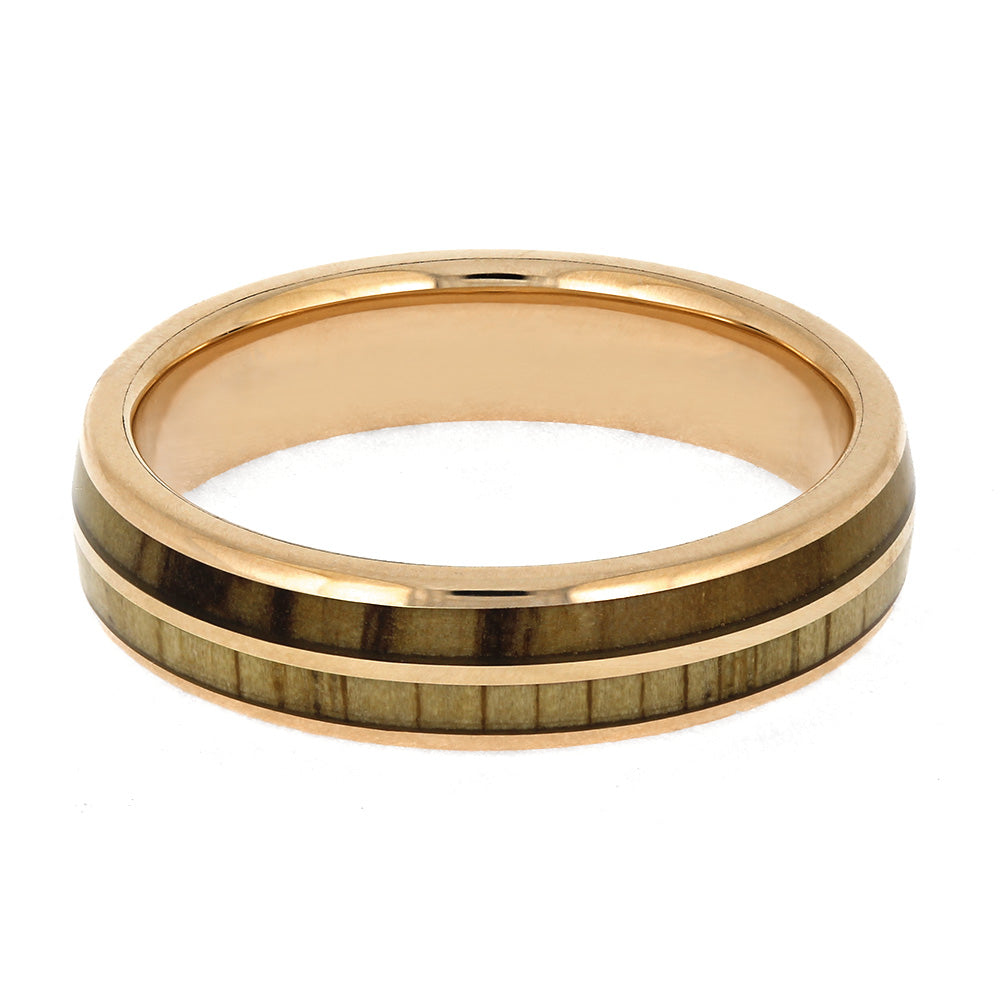 Oak and Olive Wood Ring