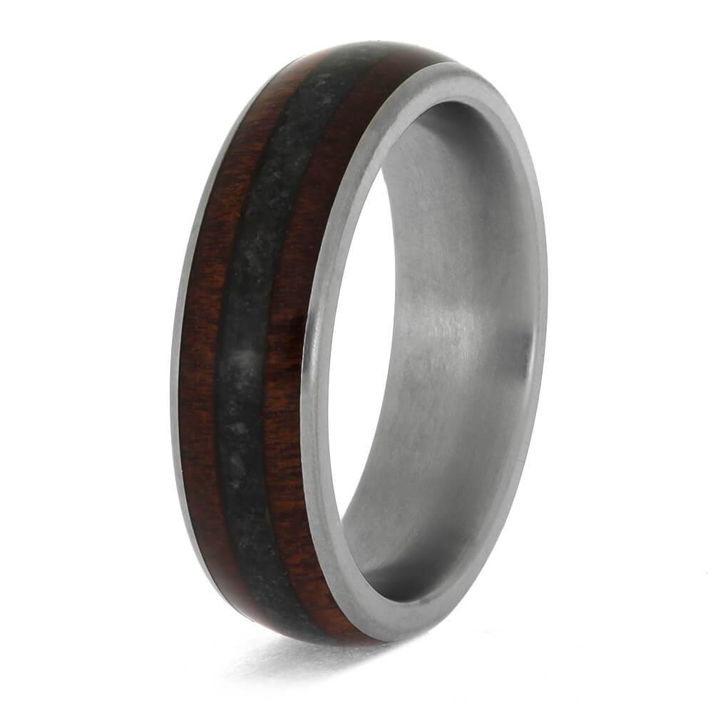 Red and Black Wedding Band