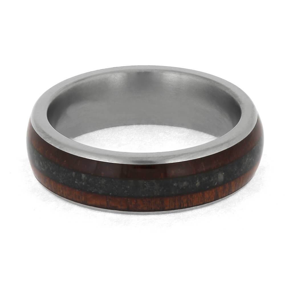 Handmade Wedding Band in Titanium