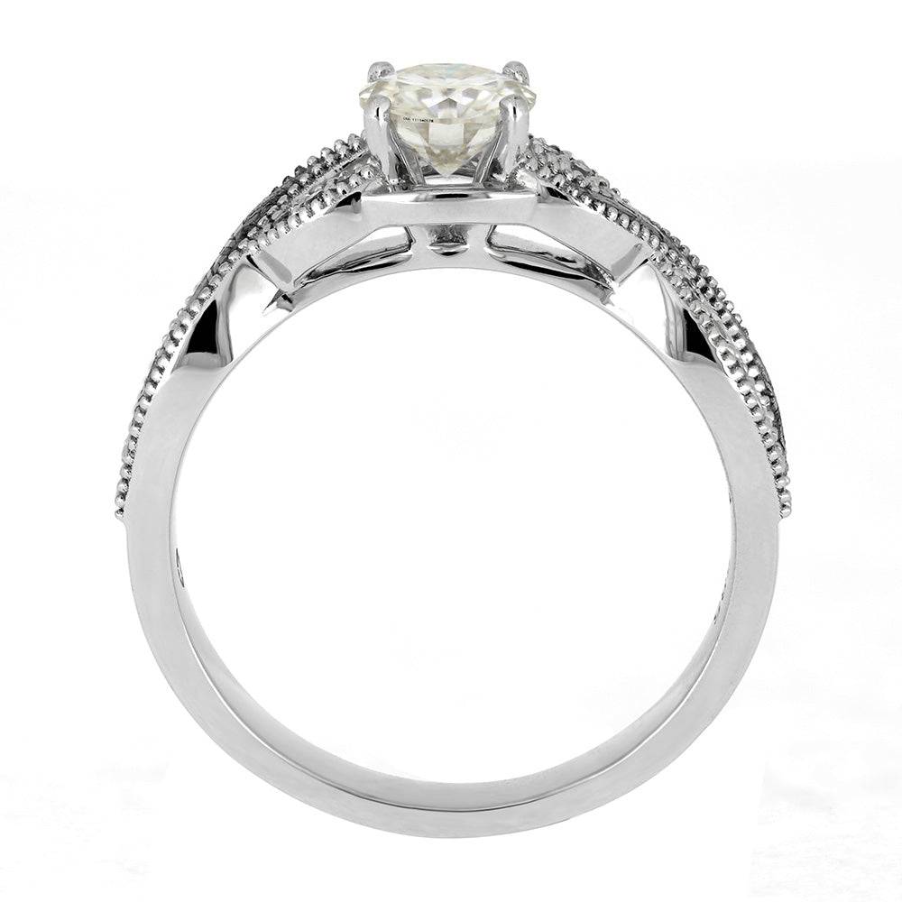 Nontraditional Engagement Ring with Meteorite