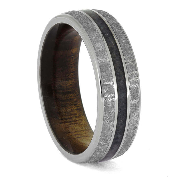 Men's Meteorite Wedding Band