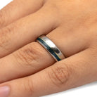 Emerald Ring in Titanium