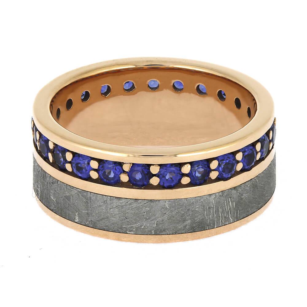Men's Sapphire Eternity Band