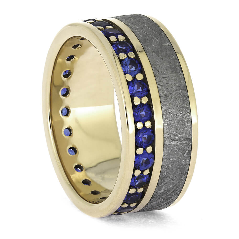 Eternity Band with Blue Sapphires