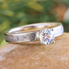 Diamond Engagement Ring in White Gold